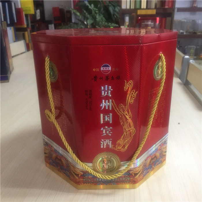 六棱四瓶裝鐵盒