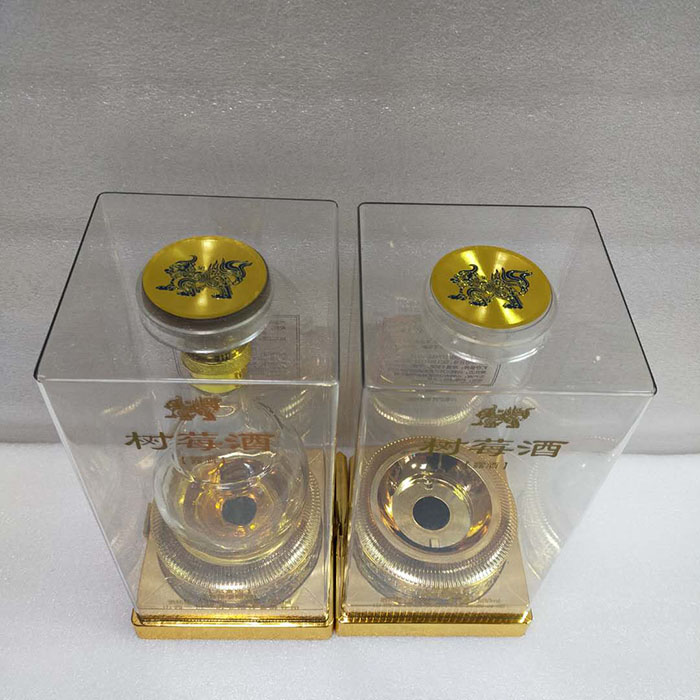 樹莓酒盒包裝白酒透明盒白酒手提箱包裝盒廠家供應定制